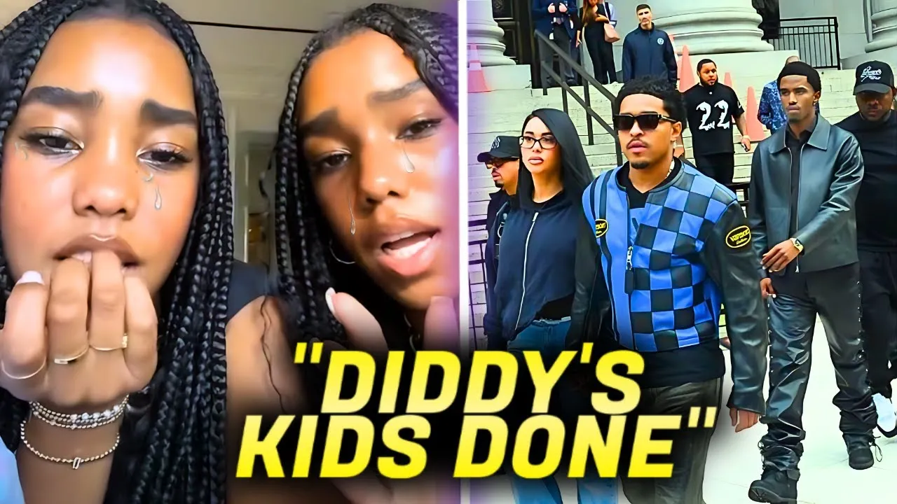 Diddy's Daughters CRIES After FEDS Seize Their Phones | Justin & Christian  Combs RUN?