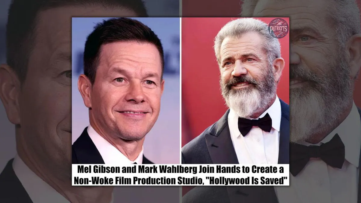 Fact Check: The Truth About Claims That Mark Wahlberg and Mel Gibson Are  Launching 'Non-Woke' Film Studio