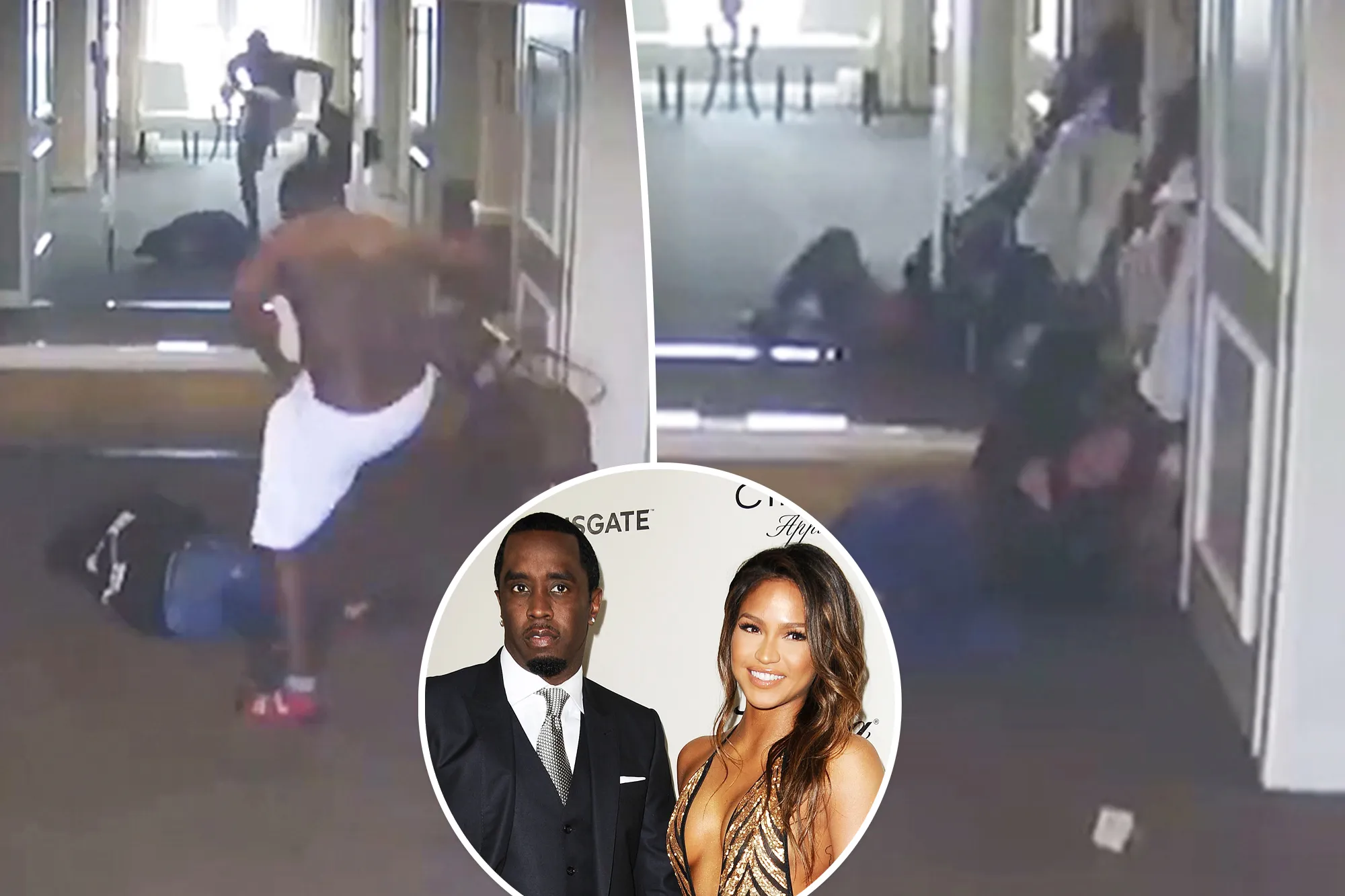 Surveillance video shows Sean 'Diddy' Combs beating Cassie Ventura