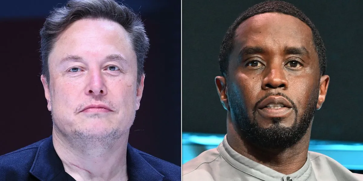 Elon Musk Exposed For Calling Accused Rapist Diddy 'A Good Friend'