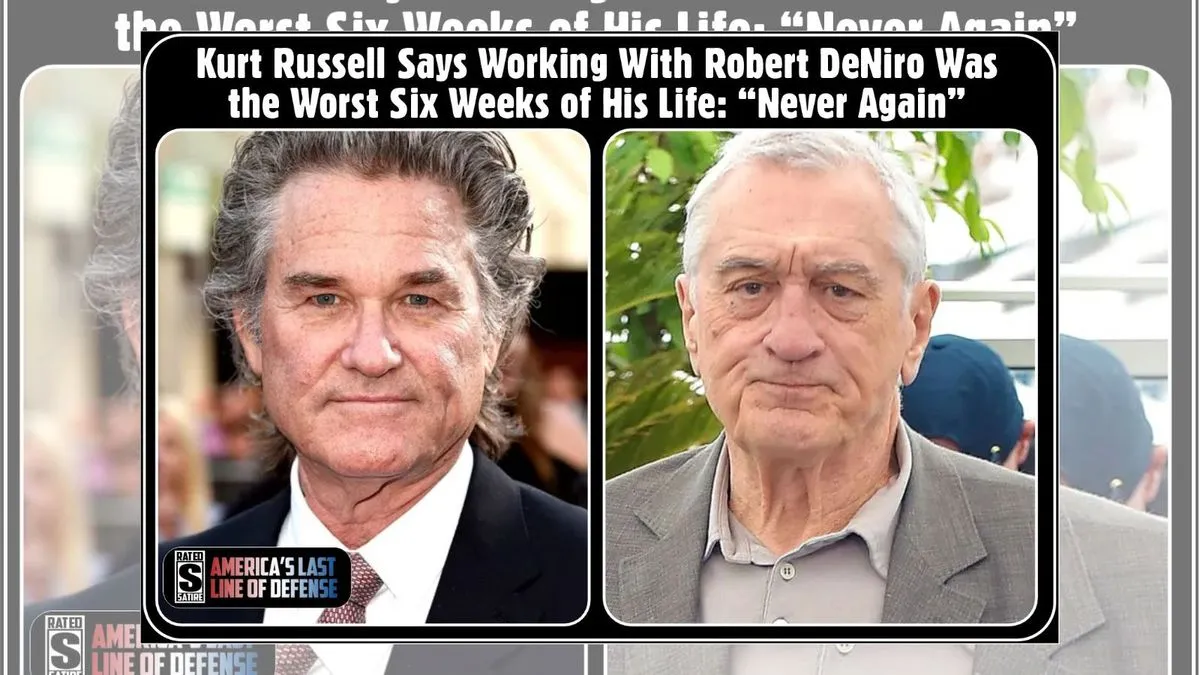 Kurt Russell Said Working with Robert De Niro Was Worst 6 Weeks of His Life?  | Snopes.com