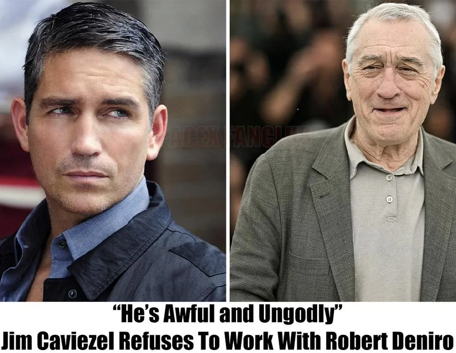 Rory Roberge on X: "Who said De Niro would ever want to work with Caviezel?  This has "You can't dump me because I'm dumping you" energy" / X