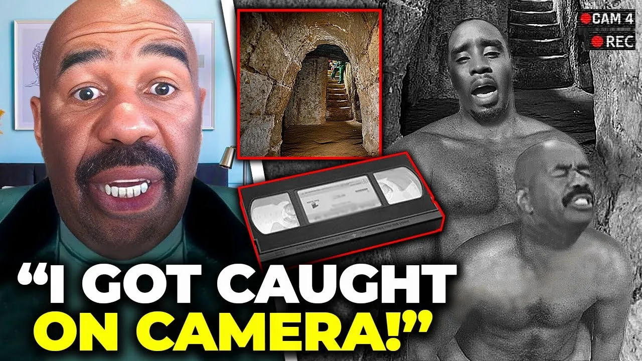 Steve Harvey FURIOUS After LEAKED Footage With Him in Diddy's SECRET Tunnel!