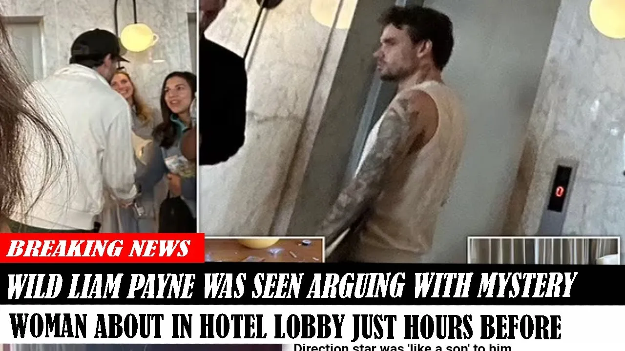 Wild Liam Payne Was Seen Arguing With Mystery Woman About In Hotel Lobby  Just Hours Before - YouTube