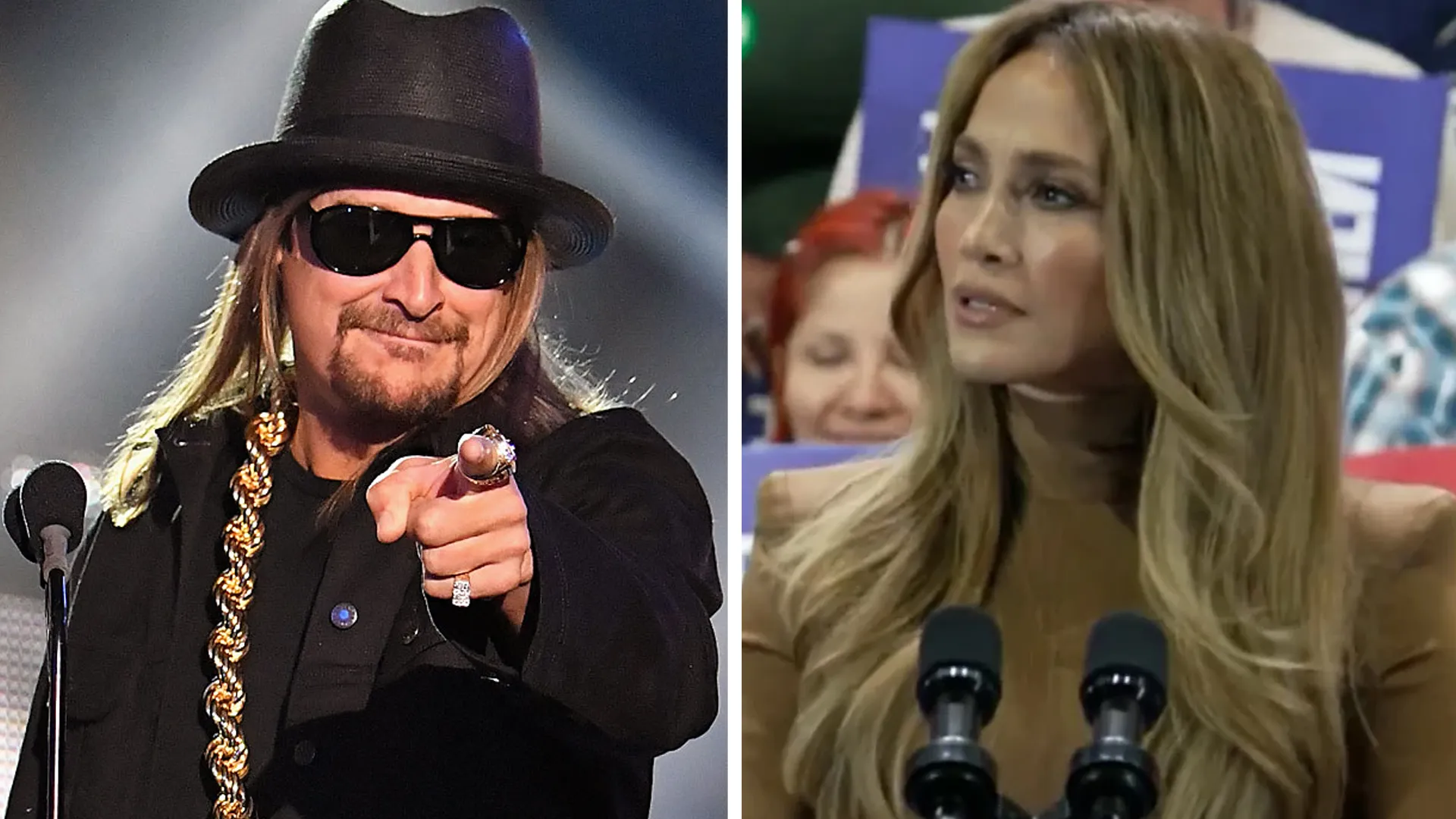 ZBreakingNewz on X: "Kid Rock Throws Jennifer Lopez Out of the “Woke Is  Whack” Tour After Her Big Endorsement, “I Don't Work With Woke”: In a  headline-making showdown, Kid Rock reportedly had