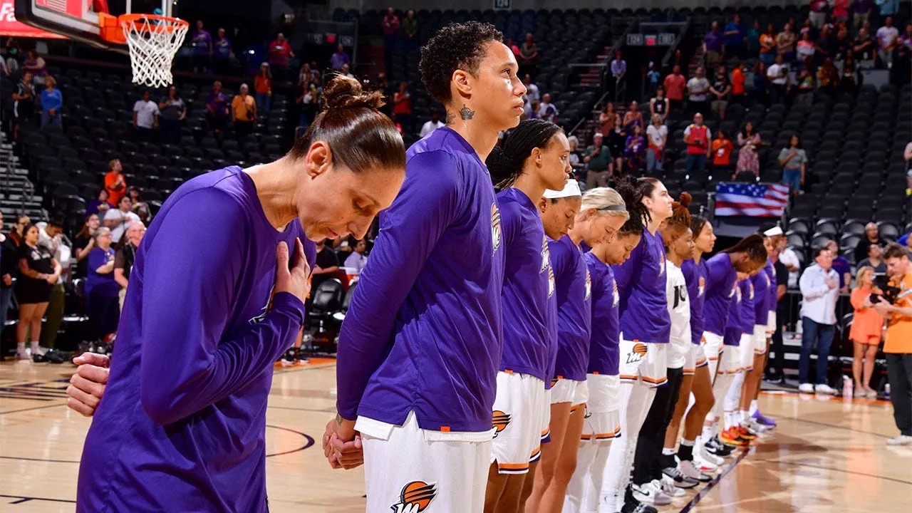 WNBA star Brittney Griner to stand for anthem after being 'stripped of her  essential American freedoms' | Fox News