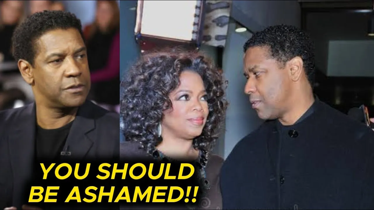 Denzel Washington Shames Oprah For Her Double Standards - YouTube