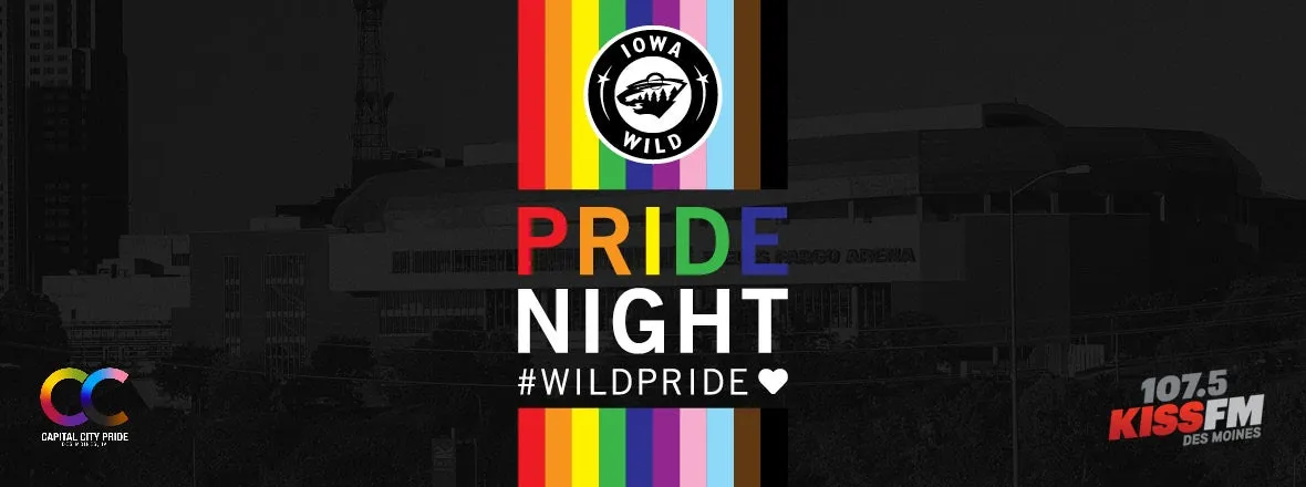 IOWA WILD TO HOST PRIDE NIGHT ON MARCH 19 | Iowa Wild