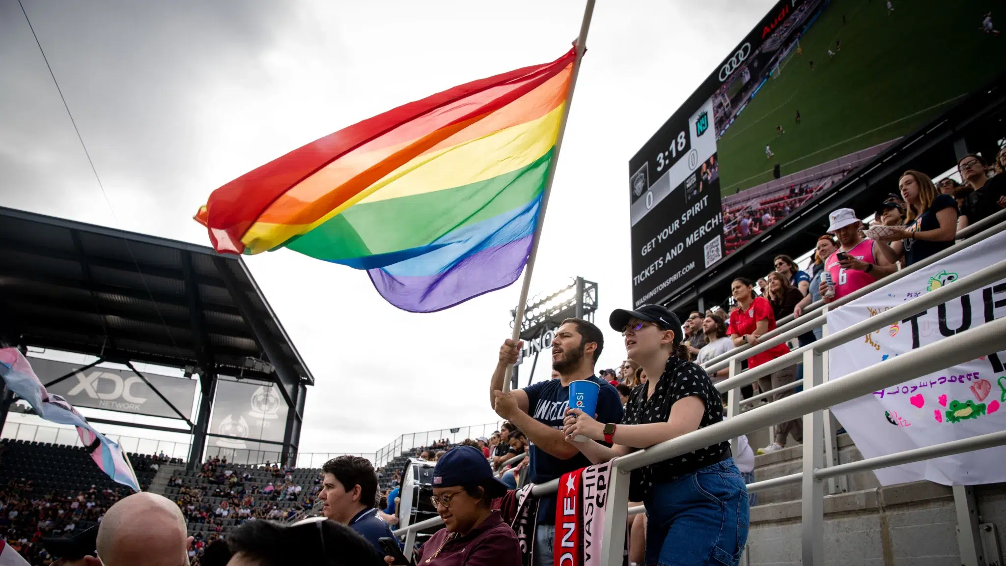 Washington Spirit Celebrate Pride Night in June 3rd Match Versus Racing  Louisville FC - Washington Spirit