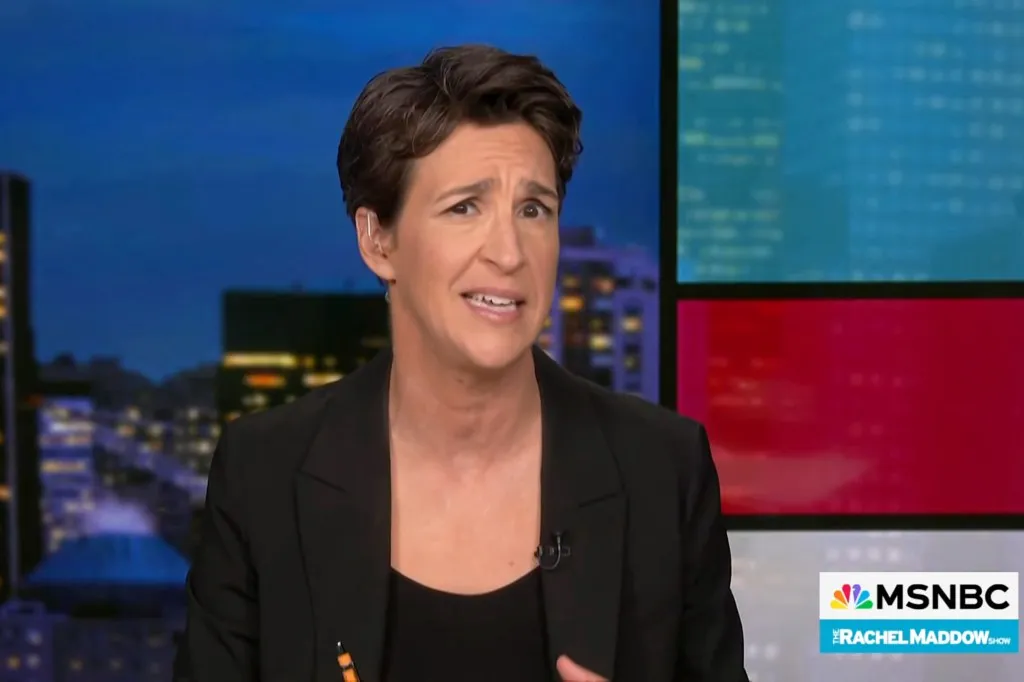 MSNBC's Rachel Maddow's salary reportedly cut by $5M despite being 'ratings  Viagra'