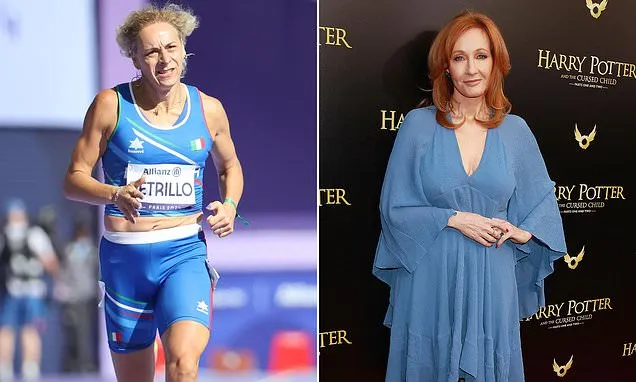 JK Rowling condemns transgender sprinter Valentina Petrillo as an 'out and proud cheat' as father-of-two fails to qualify for women's 400m final at Paralympics | Daily Mail Online