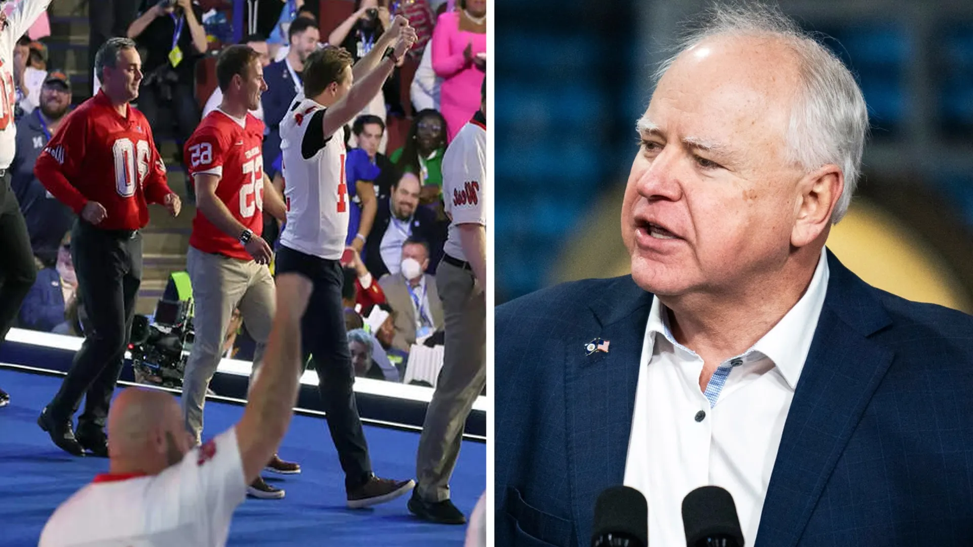 Tim Walz Barred from College Football Games After Boos Erupt: "We Don't  Want You Here!"