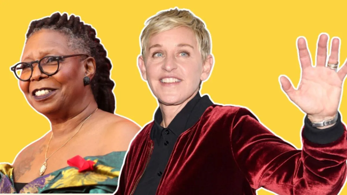 Ellen DeGeneres and Whoopi Goldberg Moved to U.K., Saying 'We Don't Like This America'? | Snopes.com