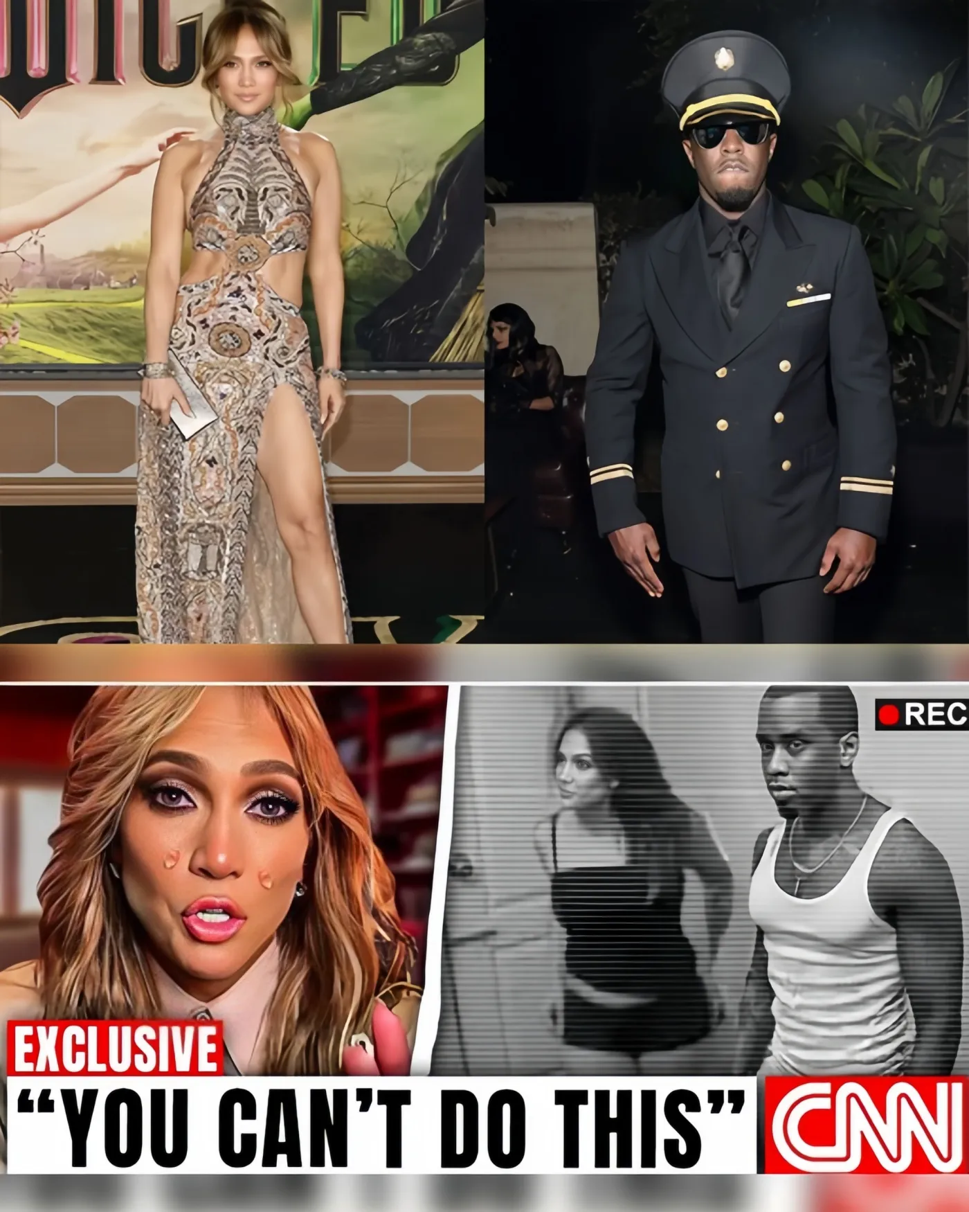 Cover Image for Jennifer Lopez LOSES IT After CNN Leaks Tape Of Her & Diddy.