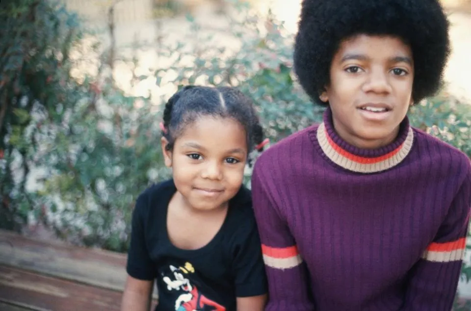 Janet and Michael Jackson in 1972. Getty Images