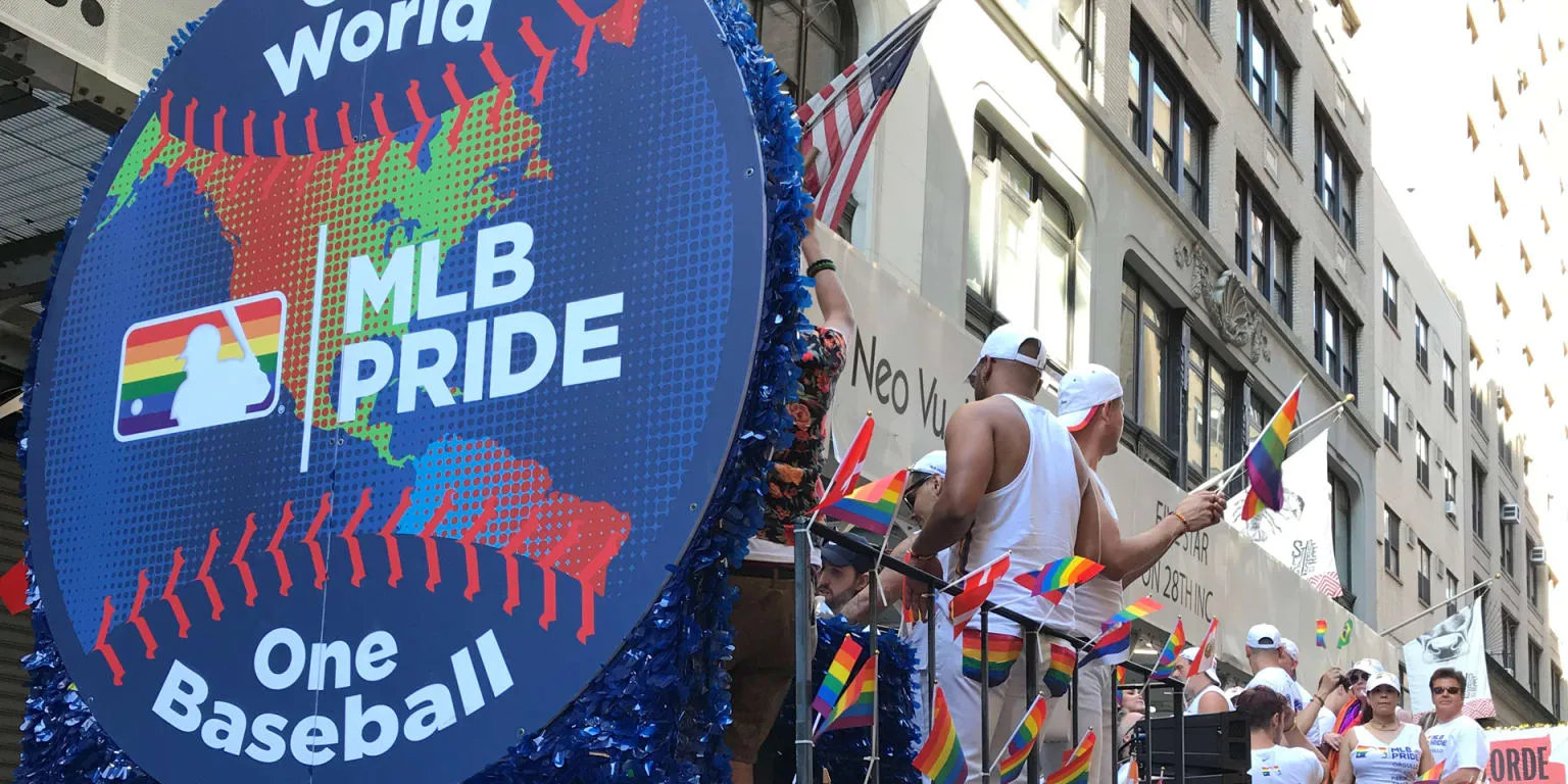 MLB participates in Pride March