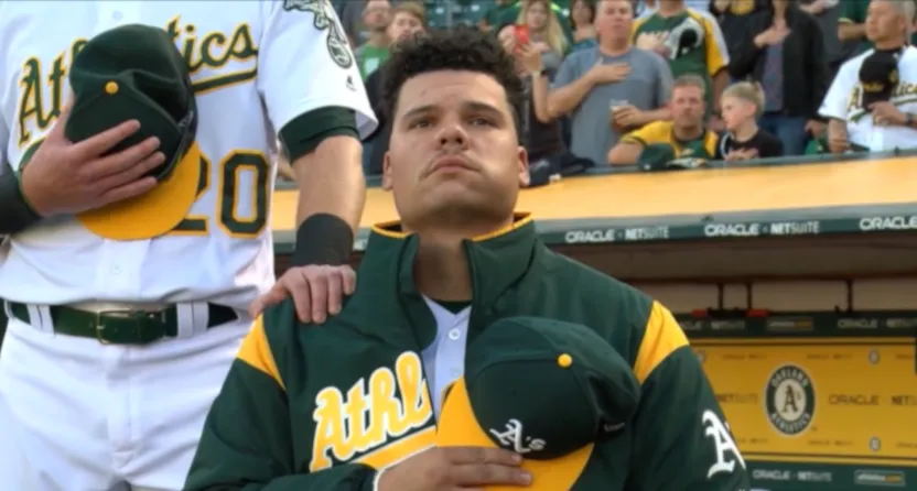 Mets' C Bruce Maxwell tells Real Sports about backlash he got after kneeling  in 2017