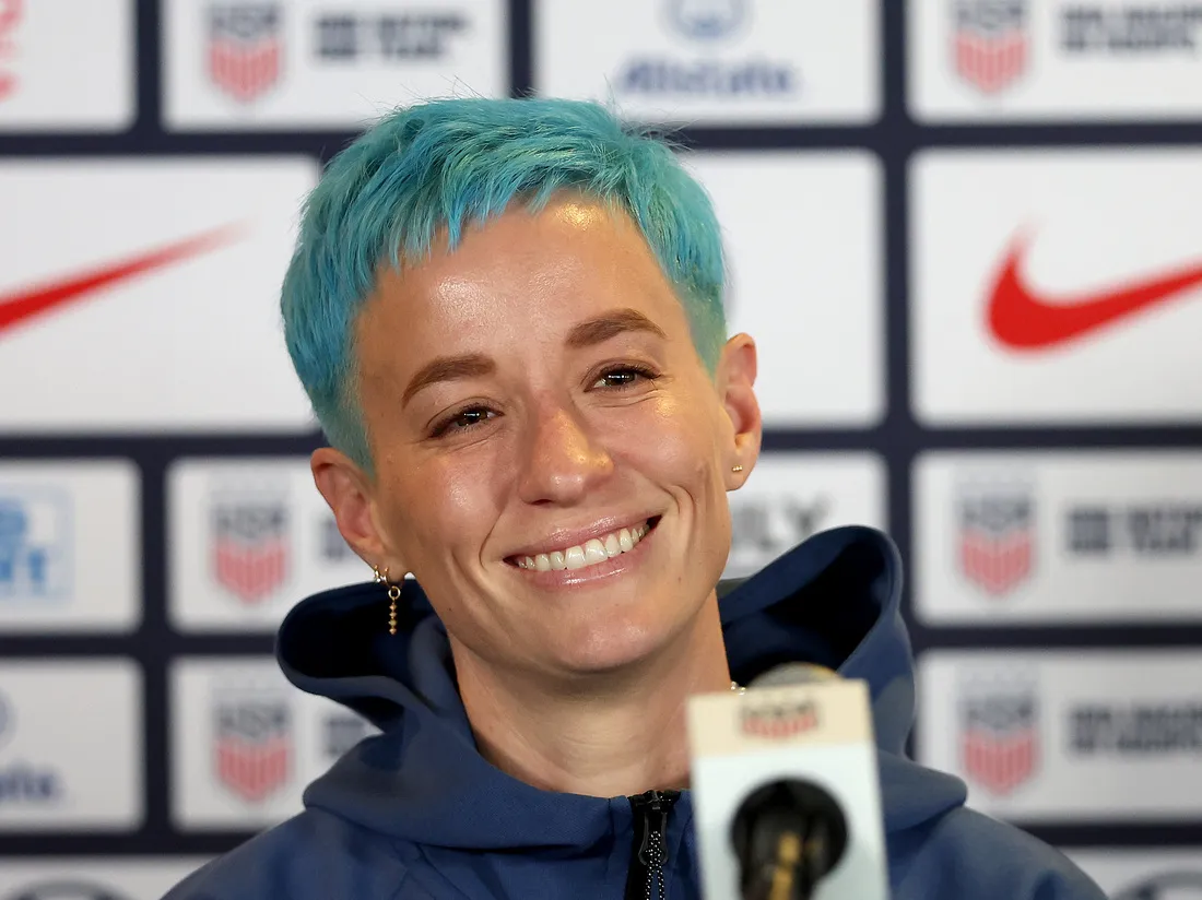 U.S. soccer star Megan Rapinoe will retire at the end of the season : NPR