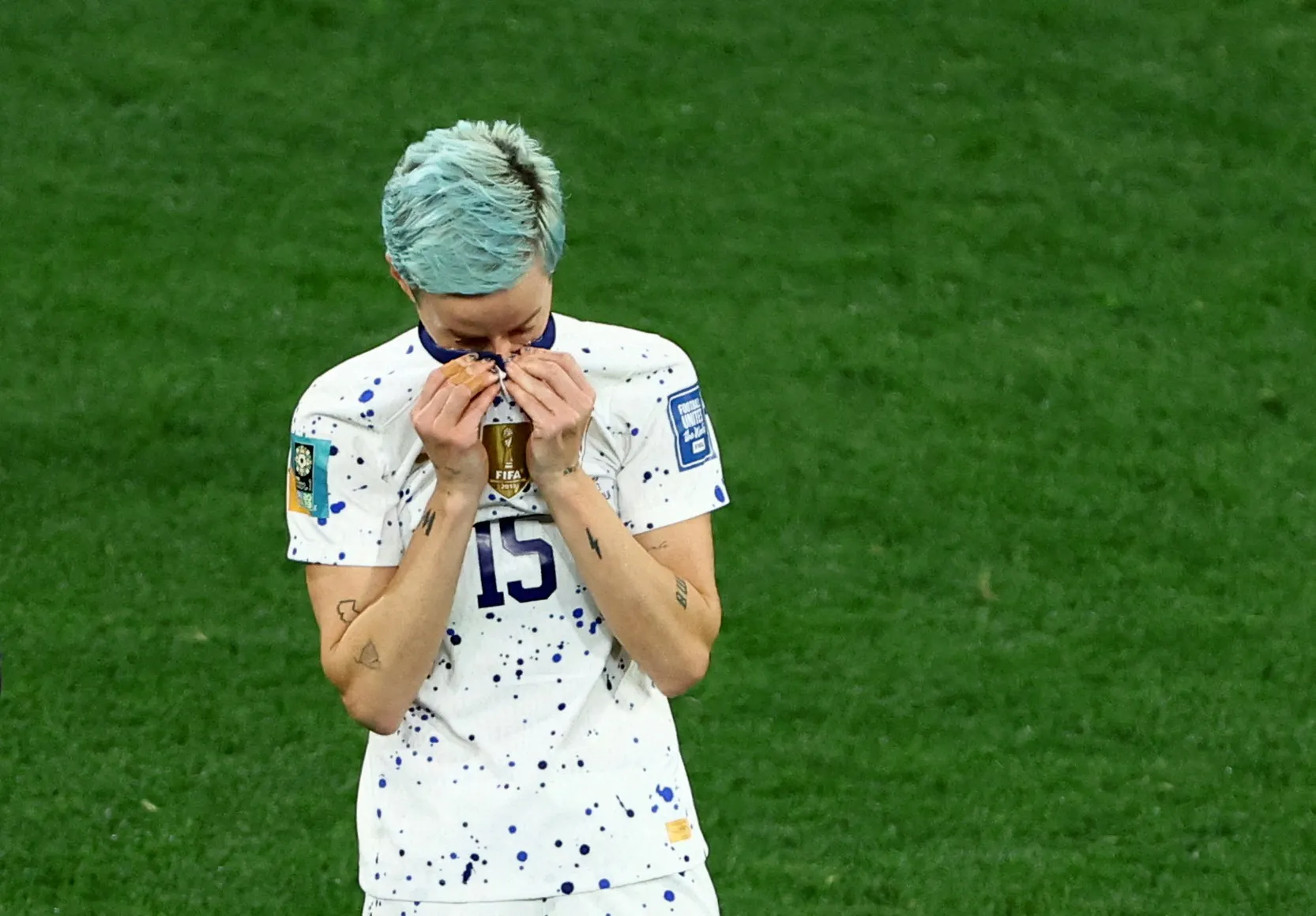 Megan Rapinoe's World Cup career ends in tears | Reuters