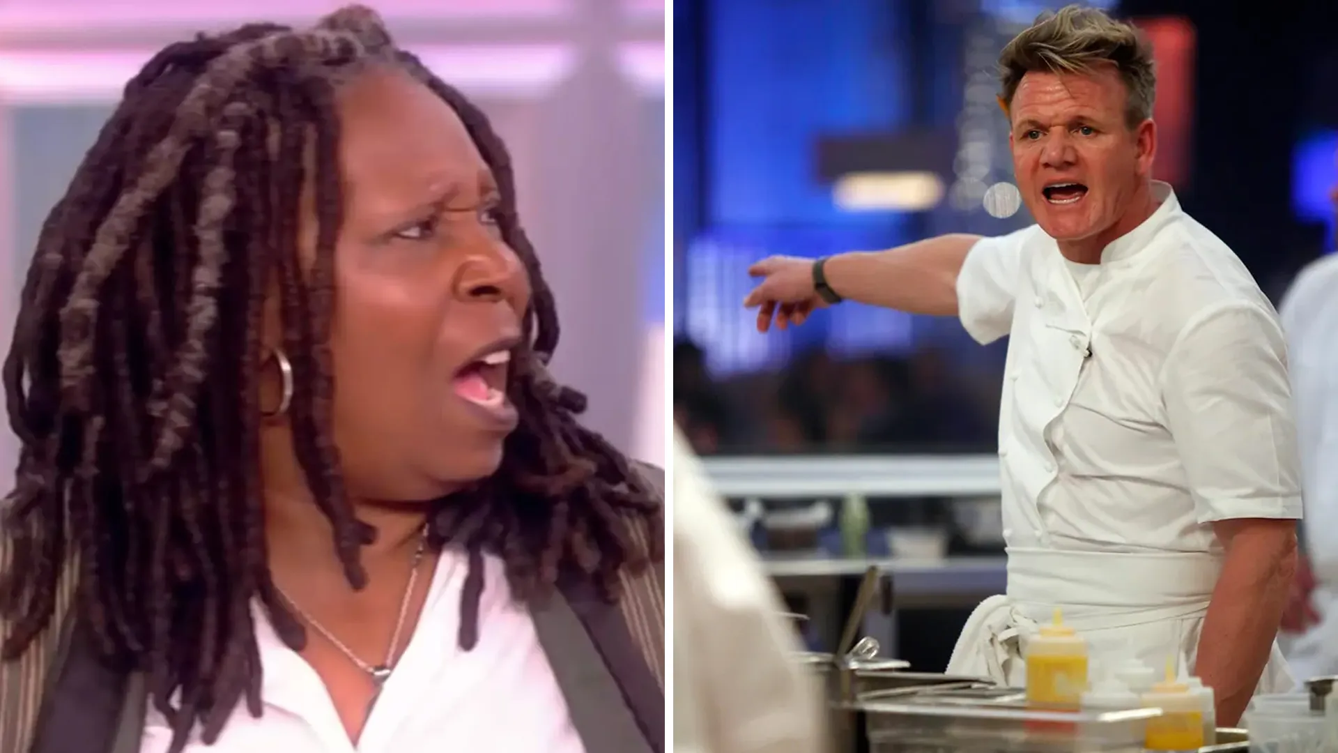 Just in: Gordon Ramsay Throws Whoopi Goldberg Out Of His Restaurant, Bans  Her For Life