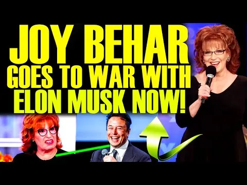 JOY BEHAR ATTACKS ELON MUSK AFTER WOKE DISNEY AGENDA GOES OUT OF CONTROL!  This Is Pathetic Now