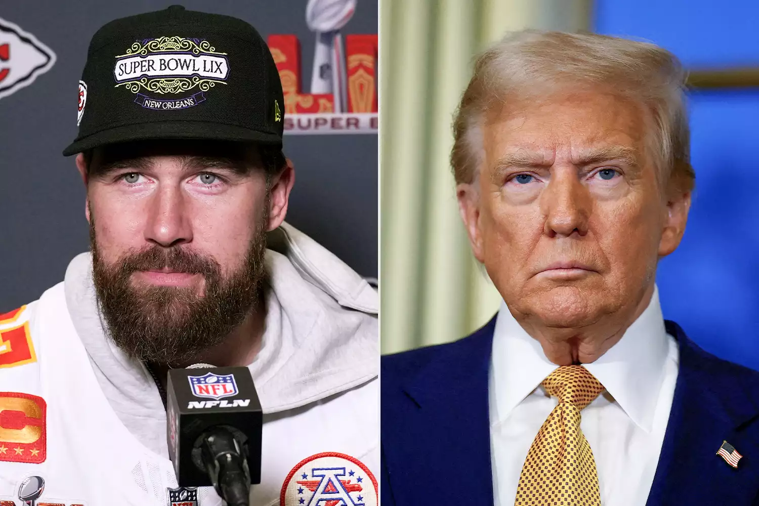 Travis Kelce; Donald Trump