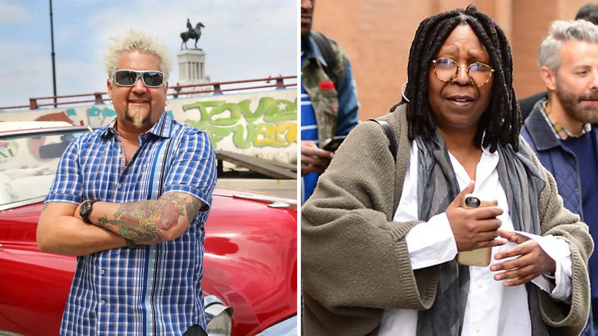 You're Not Welcome Here': Whoopi Goldberg Defies Ban, Gets Immediately  Kicked Off From Guy Fieri's Flavortown