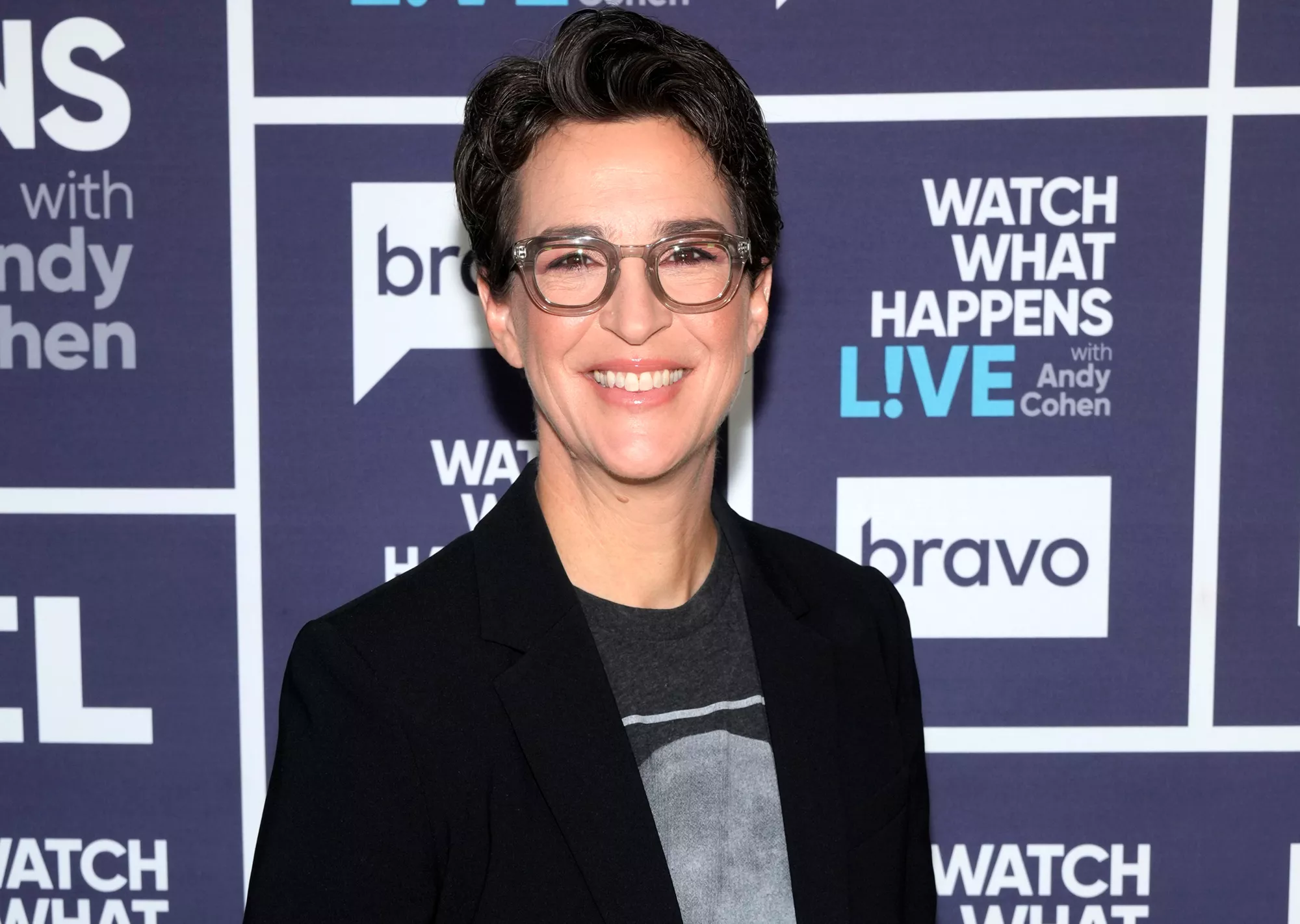 Rachel Maddow at 'Watch What Happens Live with Andy Cohen'.