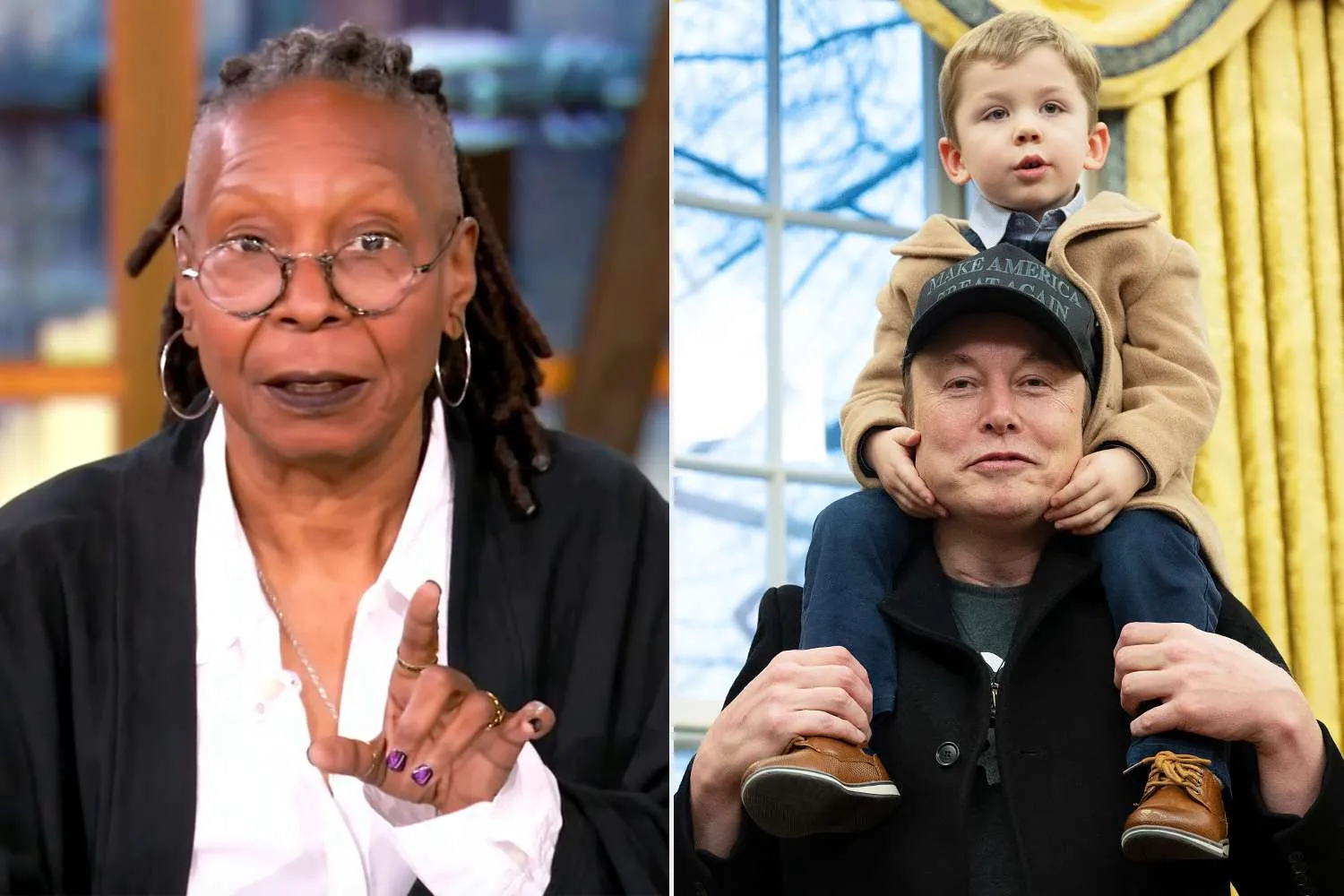 Whoopi Goldberg, Joy Behar jab Elon Musk's son's name after White House  appearance