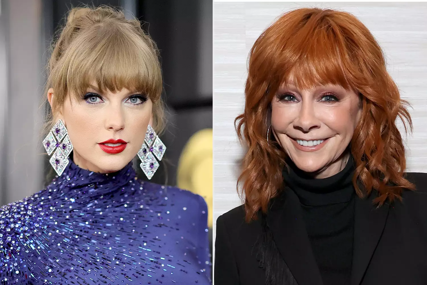 Taylor Swift and Reba McEntire 