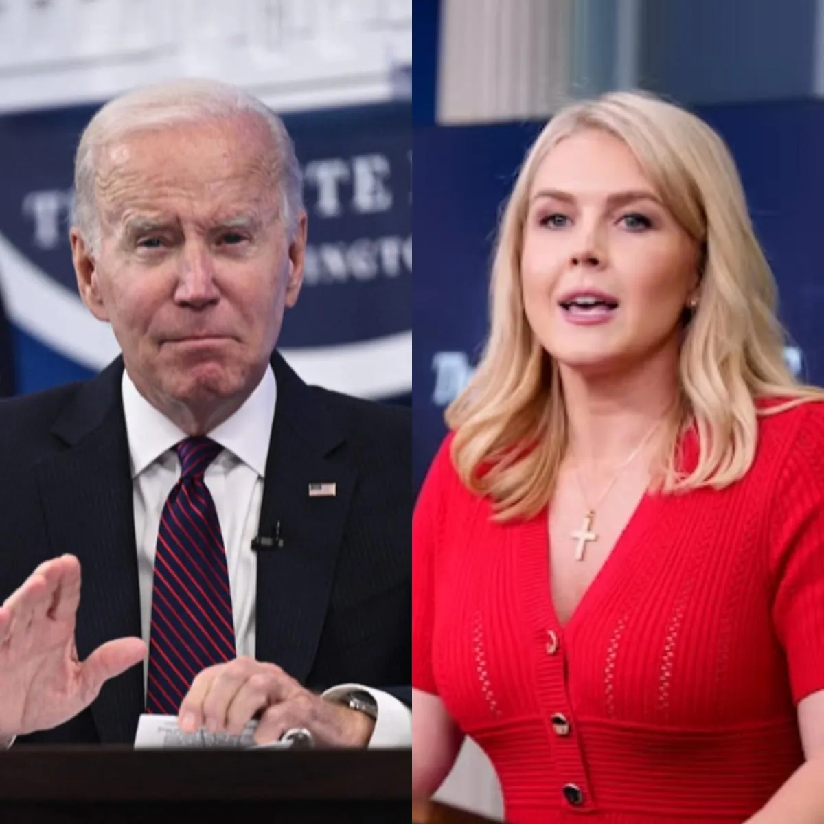 Cover Image for SH0CKING: “Don’t f@ke illness to get away with it.” Karoline Leavitt EXP0SED Biden’s biggest fraud WITH OVER 100 pages of thick documents detailing all the cr!mes of the former Democratic President during his 4 years in office…