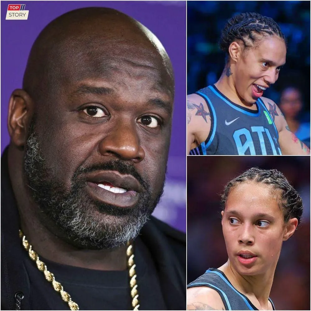 Cover Image for NO MERCY: Shaquille O’Neal breaks his silence on Brittney Griner with just 8 WORDS — One sentence ends all debate! Live on air — Shaq dropped a “broadcast bomb” about Brittney Griner. Not worthy of representing America. What he said wasn’t in the script. The entire studio froze. ESPN went silent. Social media exploded. Everything went beyond imagination.