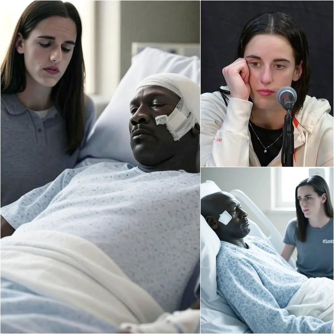 Cover Image for BREAKING NEWS: After learning that Michael Jordan was bitten by a dog and had to be admitted immediately, Caitlin Clark went to the hospital to visit him. She revealed that Michael Jordan’s condition is quite serious, which caused much concern among fans. Along with her visit, she made an incredibly nice gesture to help Michael Jordan recover quickly, which deeply touched him and showed her appreciation for the young NBA star.
