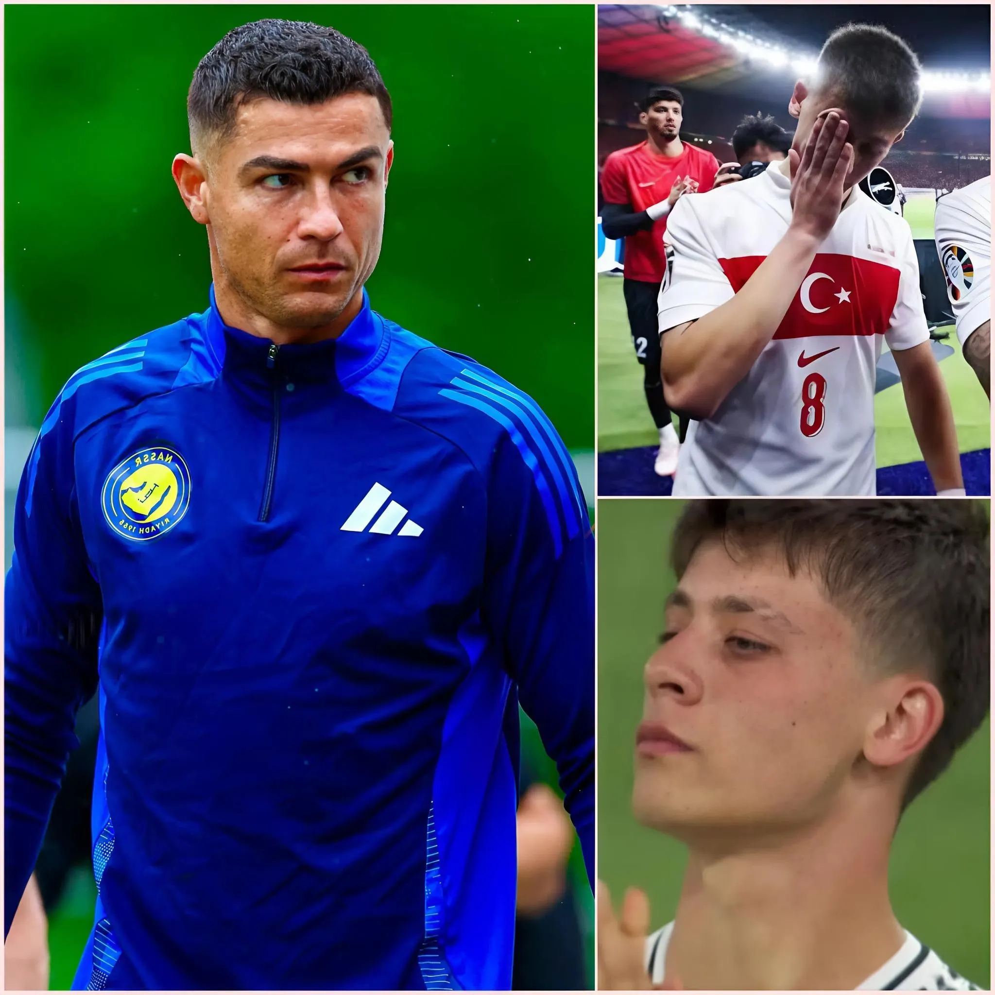 Cover Image for Cristiano Ronaldo lançou um aviso de 13 palavras a Arda Güler: “O que Arda Güler vivenciou é um insulto ao espírito do futebol. Como pode ser tão cruel criticar um jovem de 20 anos que carrega nos ombros as expectativas de uma nação inteira?” Isso chocou o mundo do futebol e desencadeou um debate acalorado. Cinco minutos depois, Güler desatou a chorar…