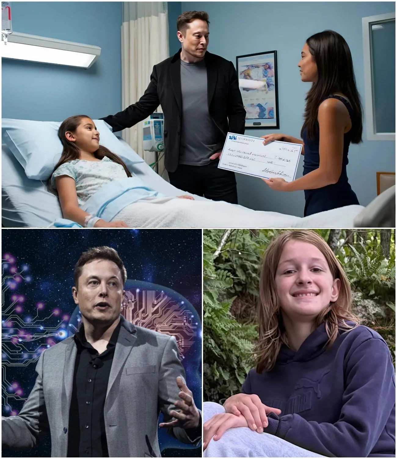 Cover Image for Miraculous: Elon Musk saves the life of Lily, 7, with a payment of 2 million dollars in medical invoices and an innovative implant of Neuralink chip