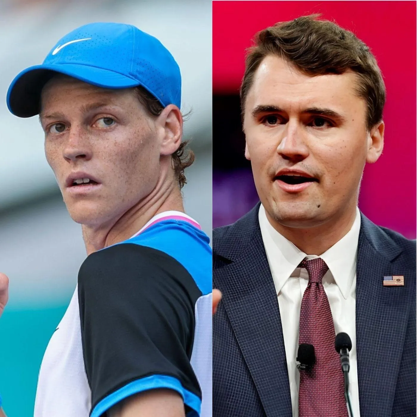 Cover Image for After the sad disappearance of Charlie Kirk, Jannik Sinner, the Italian hero, shocked the online community with a shocking tweet, leaving aside the words of Kirk who had insulted him heavily – the most shocking gesture on his part since Kirk publicly called him “the shame of Italy” after he was suspended for the use of doping. This revelation immediately aroused a wave of emotions and heated debates, leaving the entire world of sport without words and dismay.